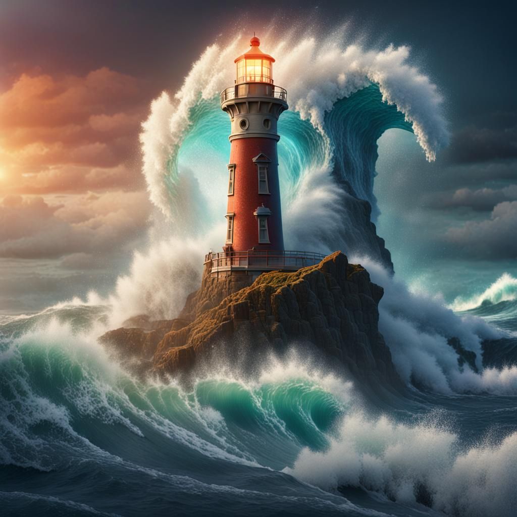 Beacon Amidst the Fury  by @Melissa Lorene