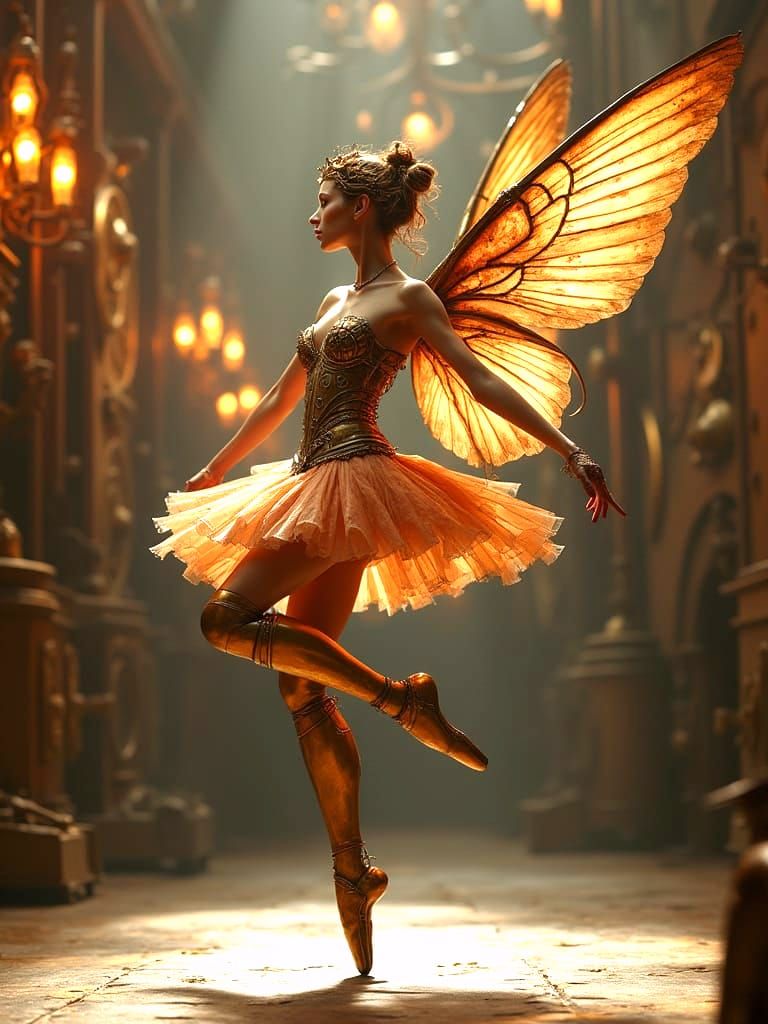 Automaton ballet dancer!  by @Gwenni