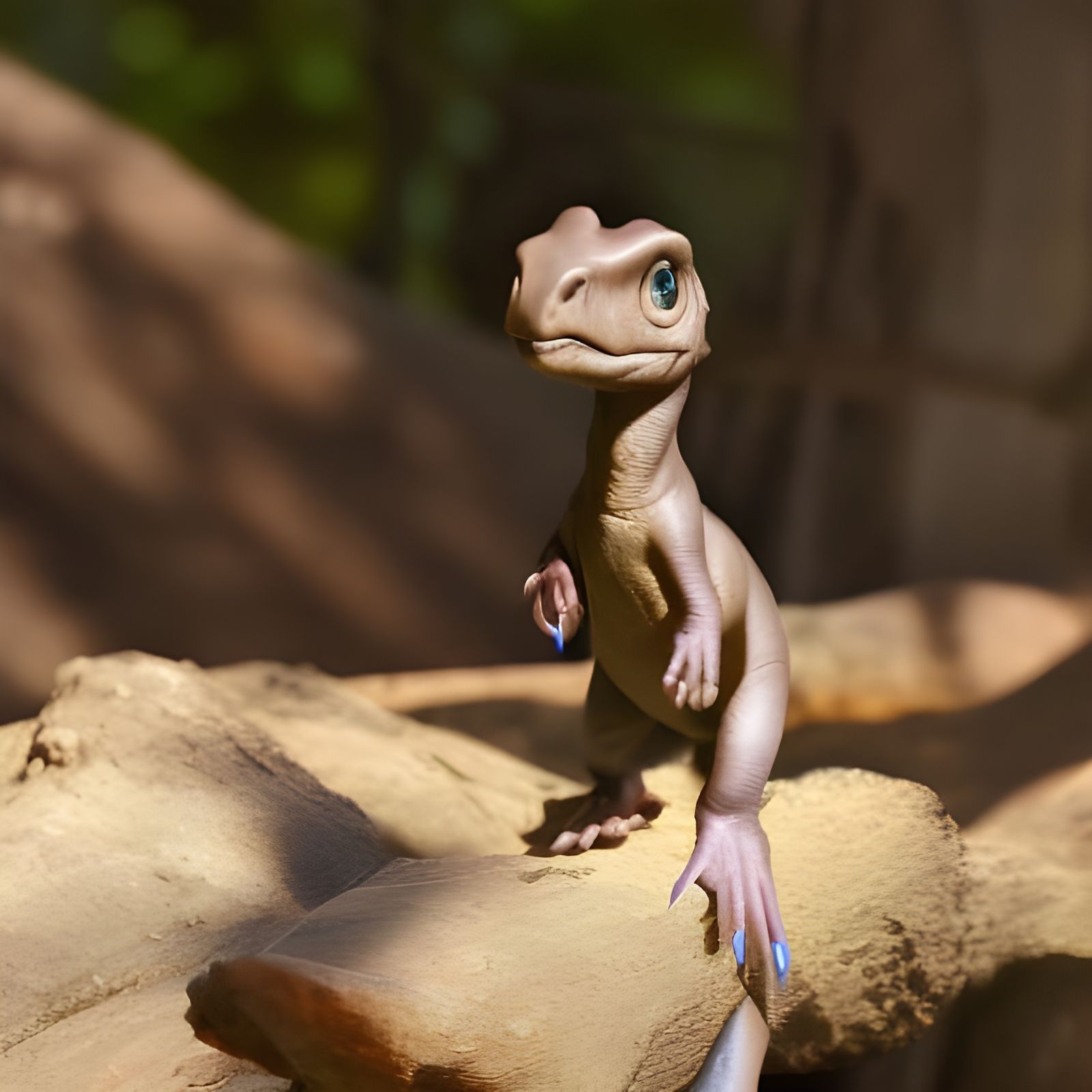 A Curious Baby Dinosaur  by @Mallory Reese