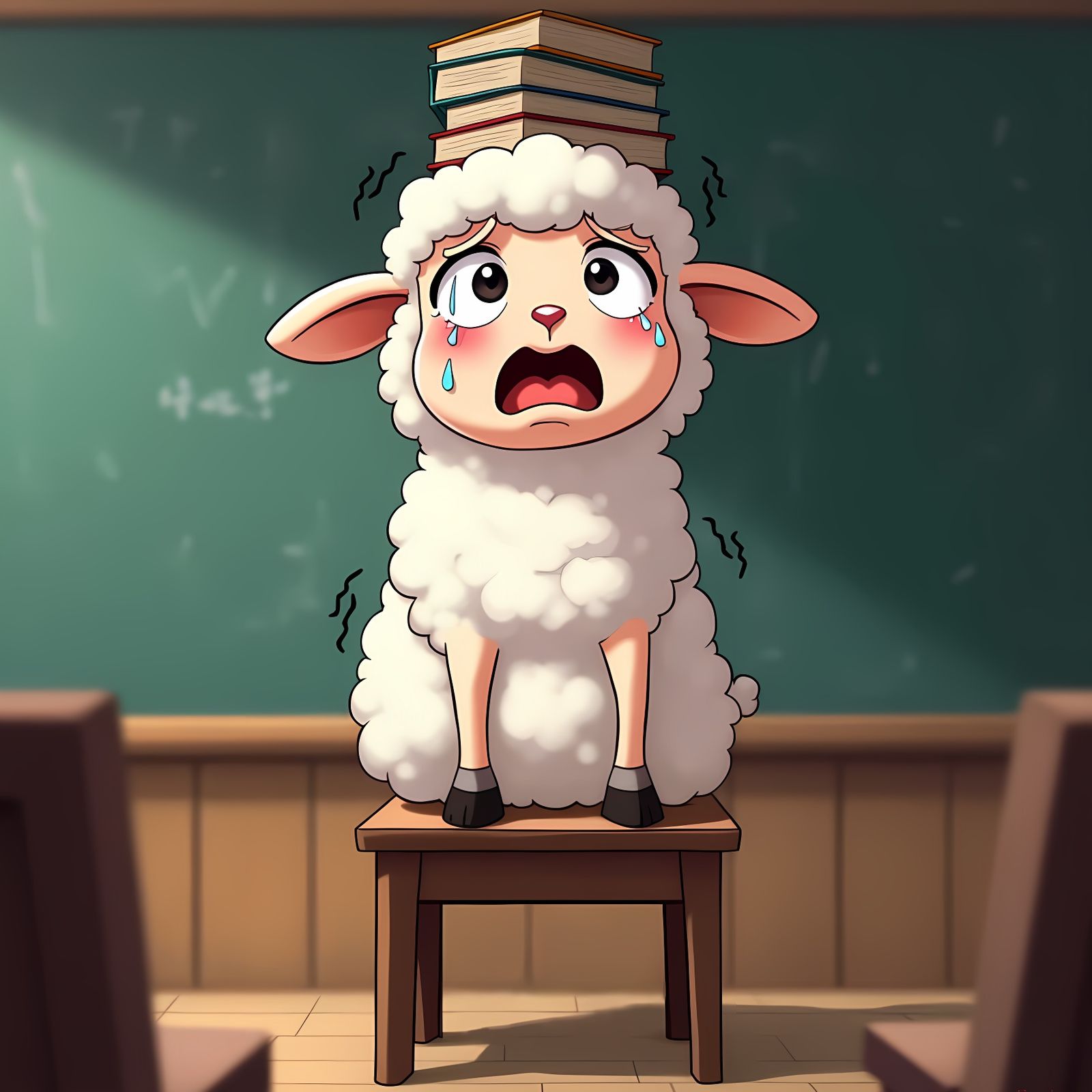 Punished for didn't submit the assignment 😢