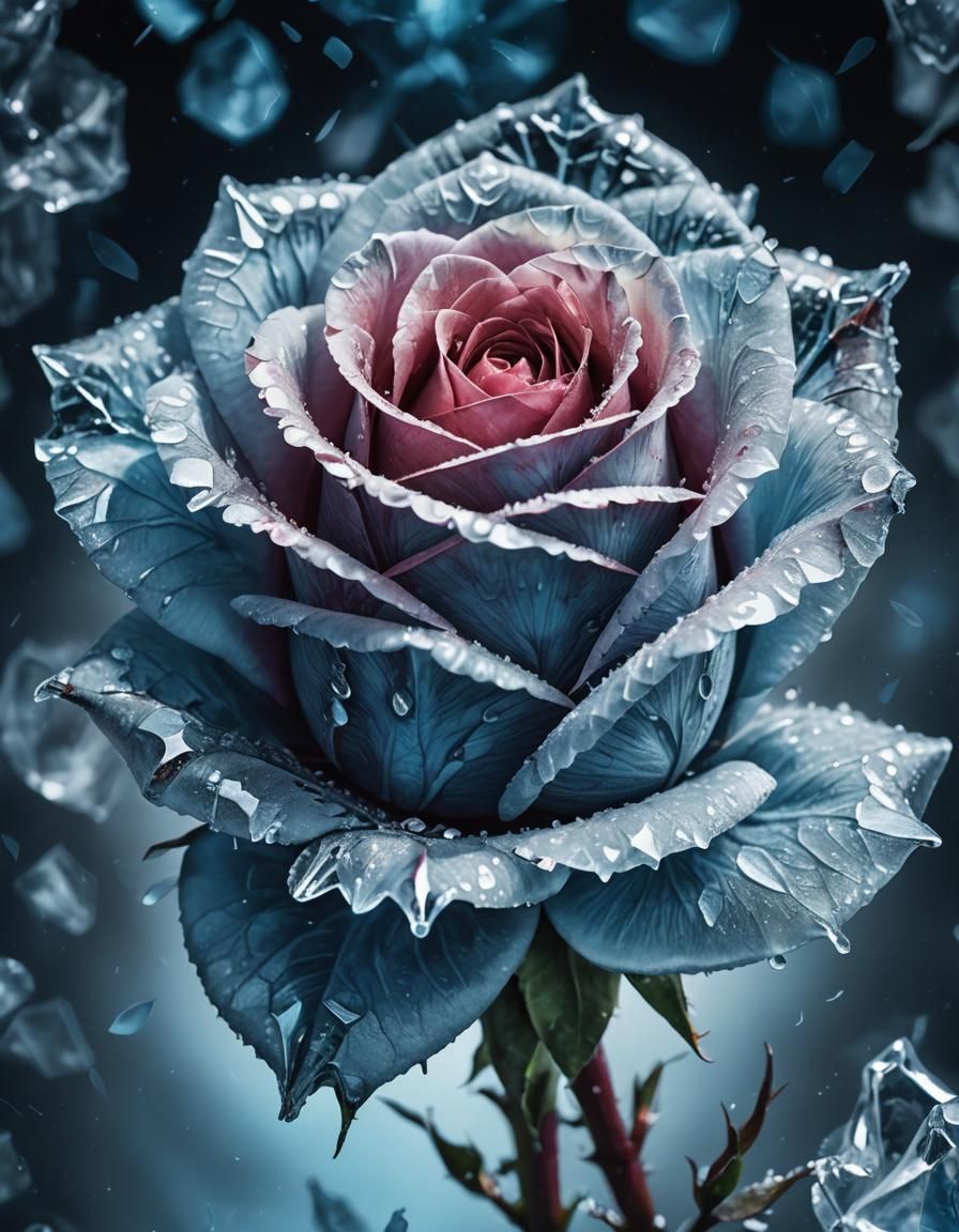Frozen Rose 008  by @Andre