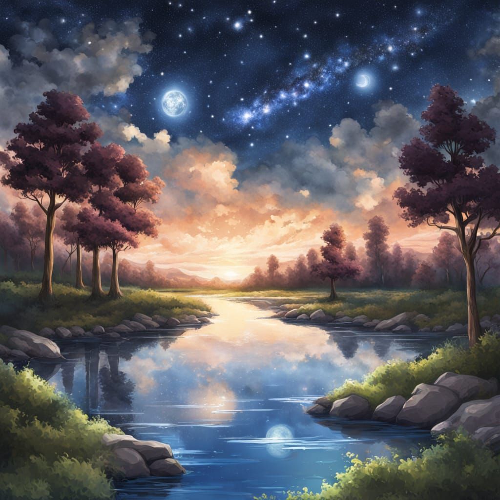 River Starry Sky  by @That Guys ZB