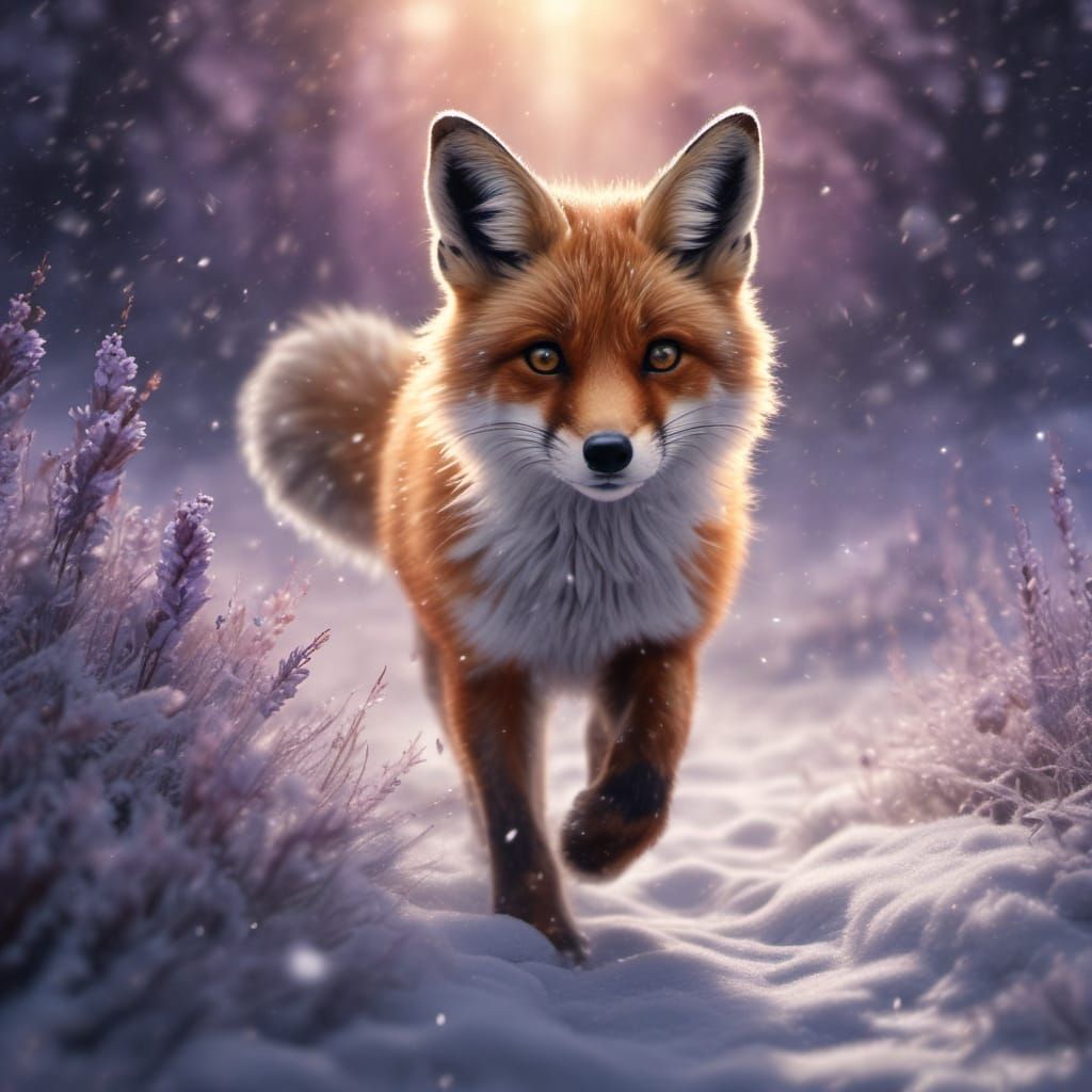 Winter fox