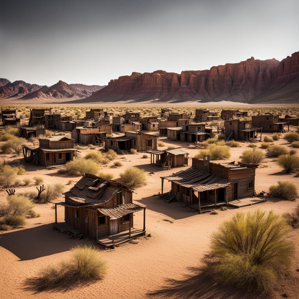 Desert ghost town