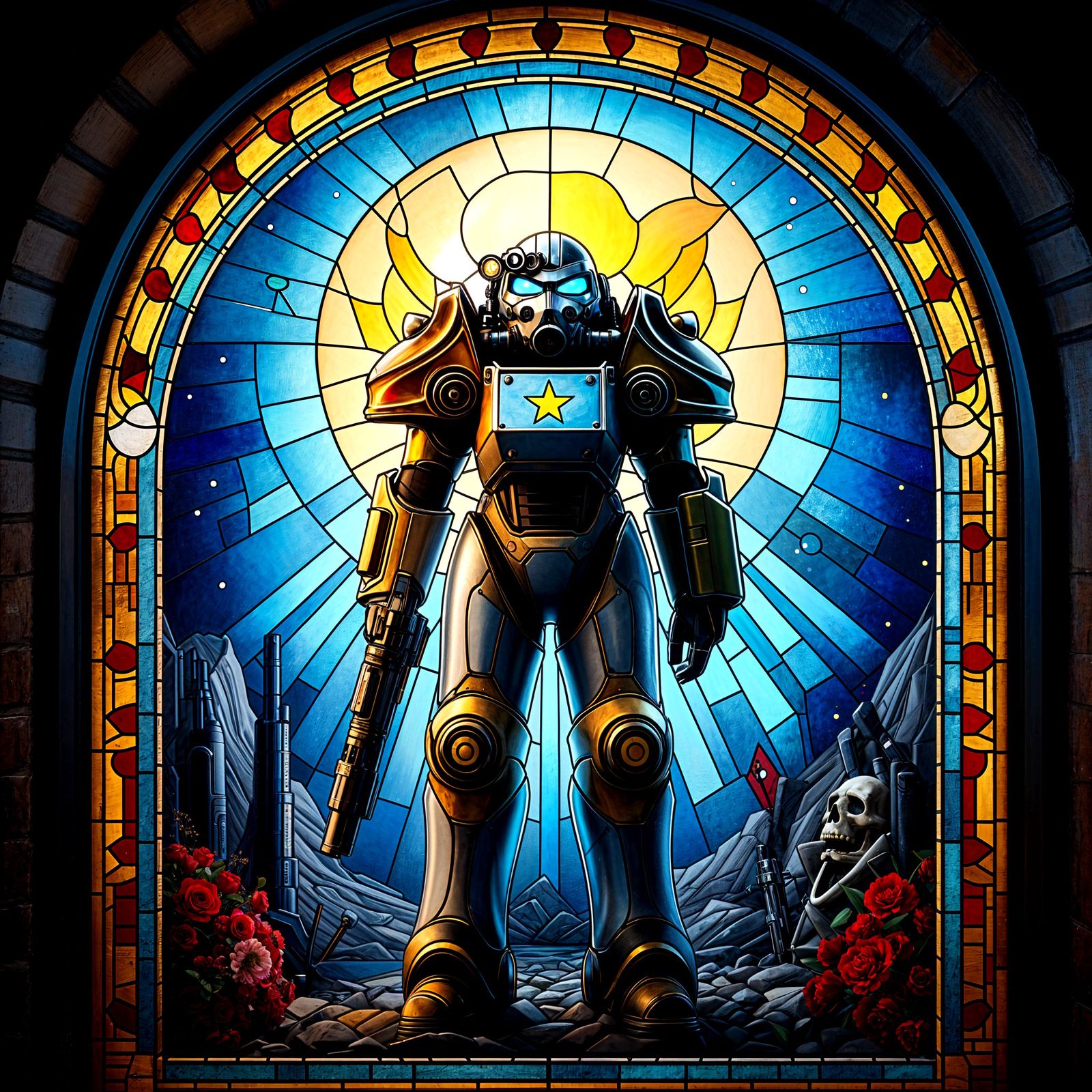 Stained Glass Savior