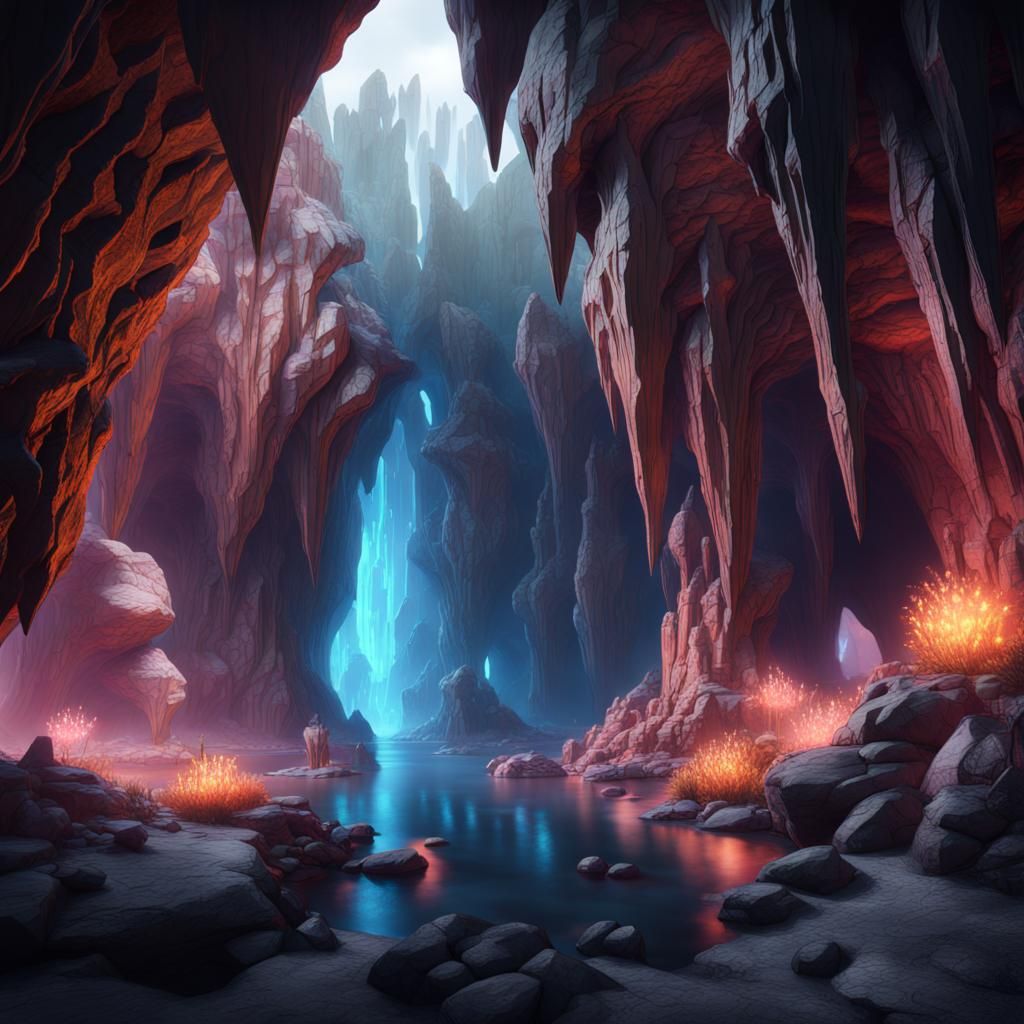 Epic Crystal caves 