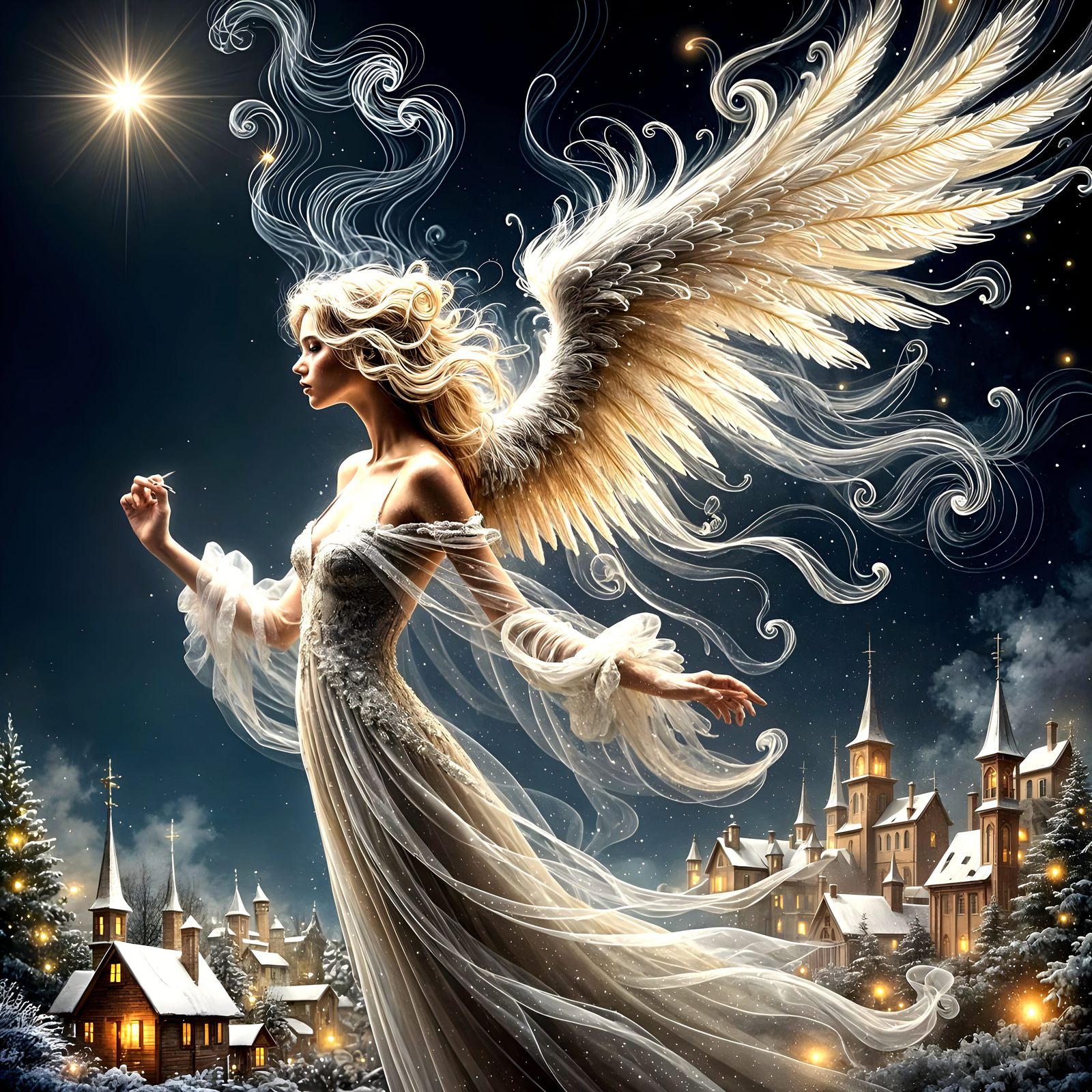 Eve, the Christmas Angel (A.K.A. - "Christmas Eve")  by @Greg