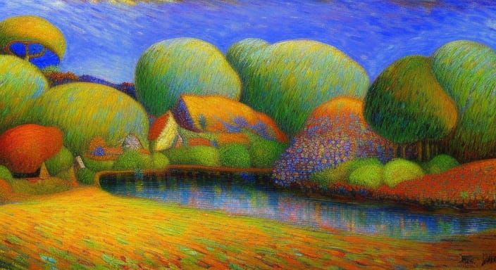 David Alfaro Siqueiros Landscape