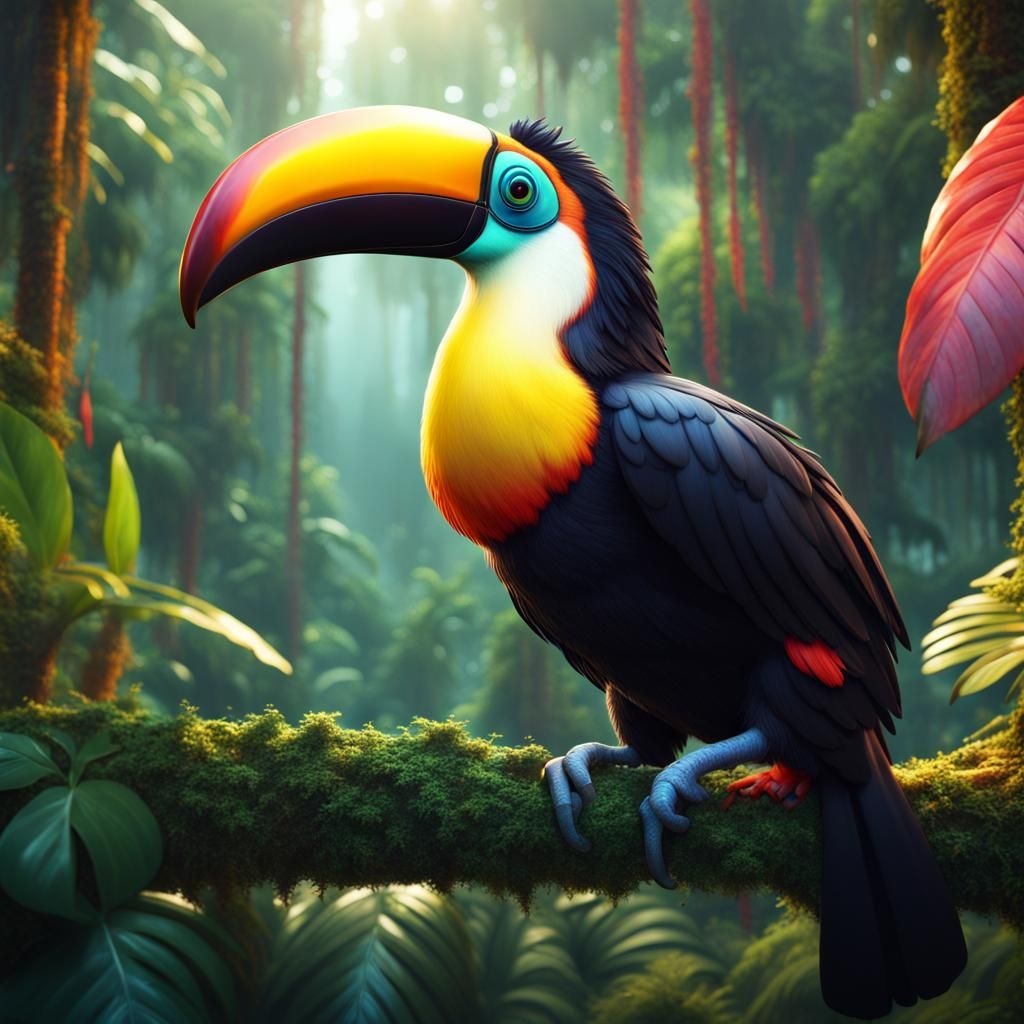 Toucan - AI Generated Artwork - NightCafe Creator