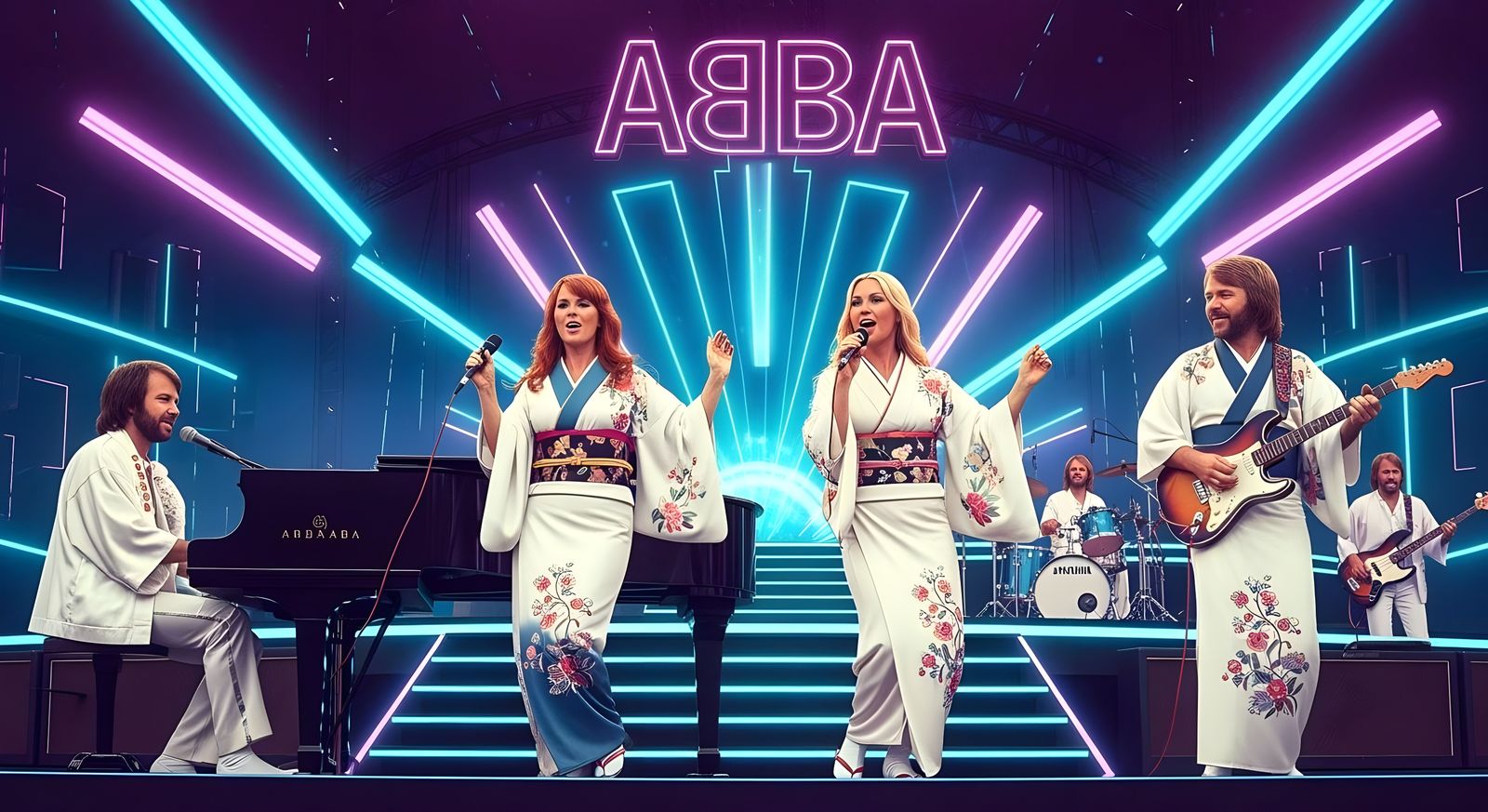 ABBA concert in Japan  by @Gary Murakami