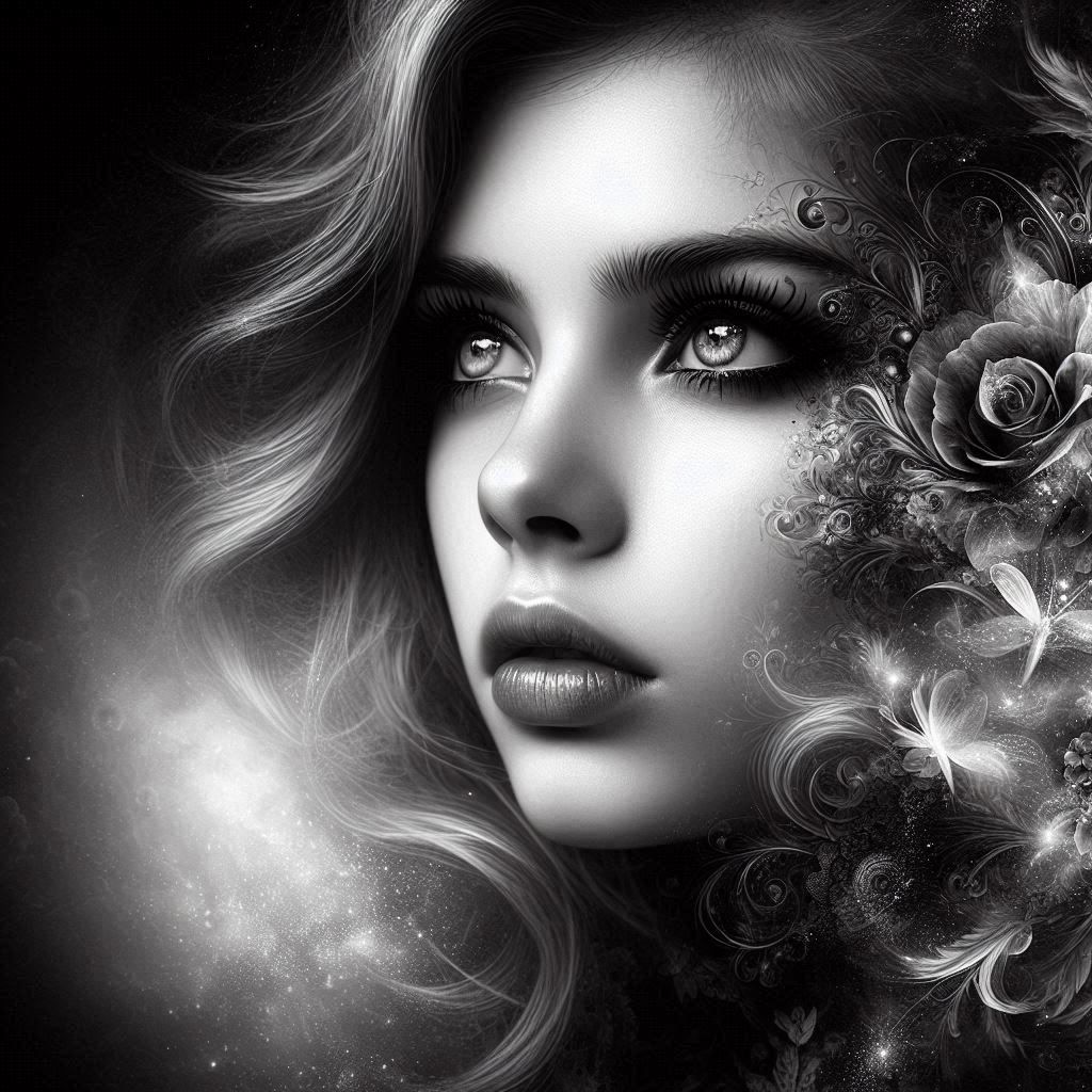 Black and white portraits