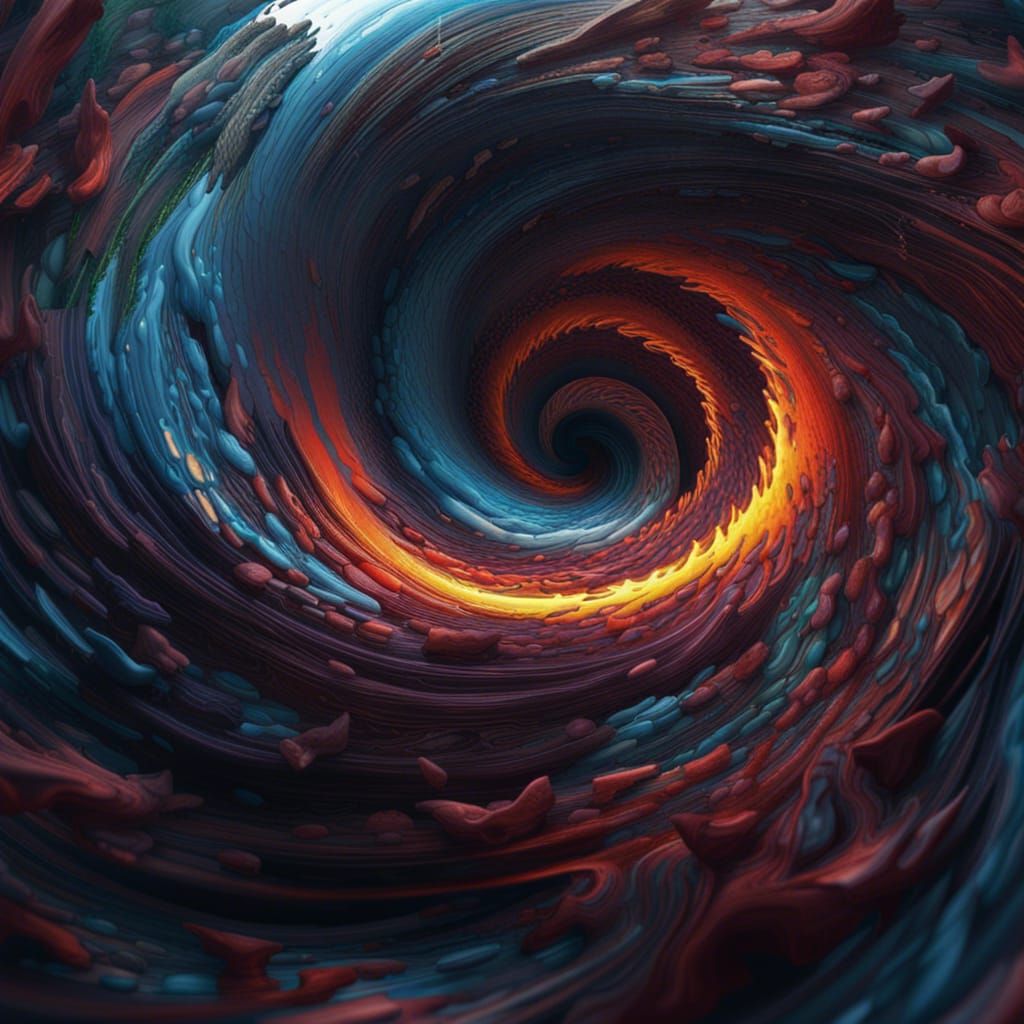 visual distortion of a vortex - AI Generated Artwork - NightCafe Creator