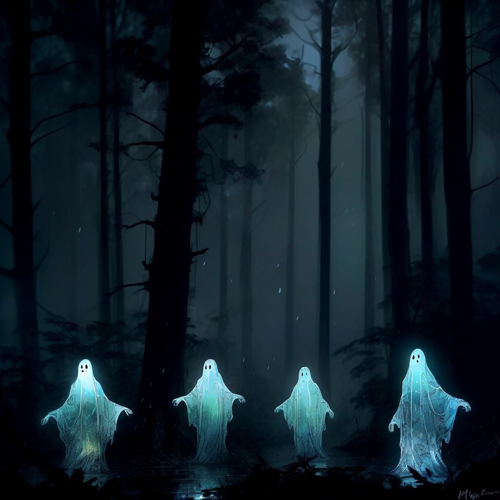 Cute ghosts