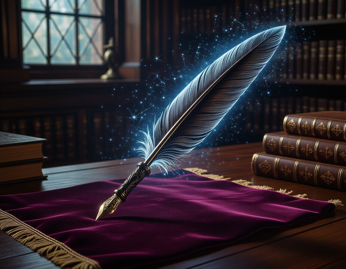 The Oracle's Quill  by @Ar Yata