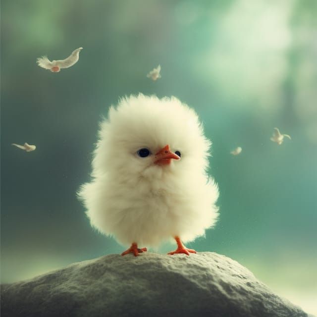 chibi chicken  by @OceanMan