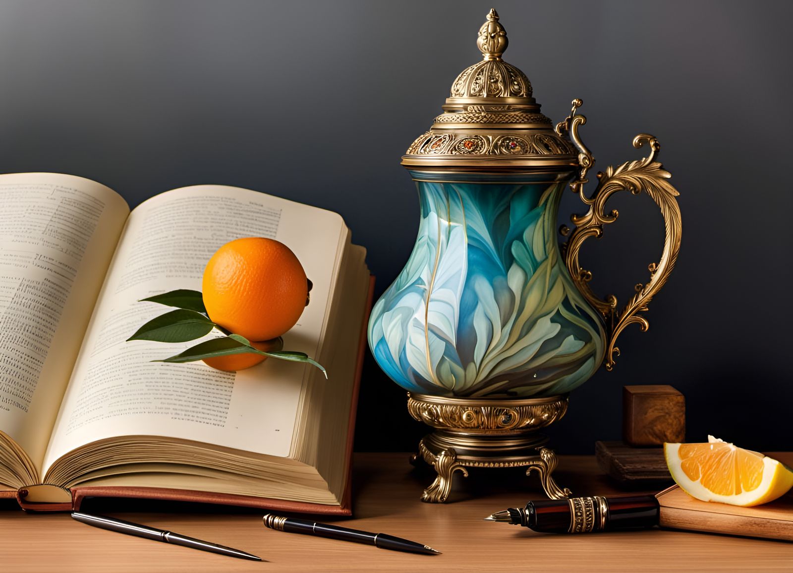 An Orange, a Teapot and a Classic Novel