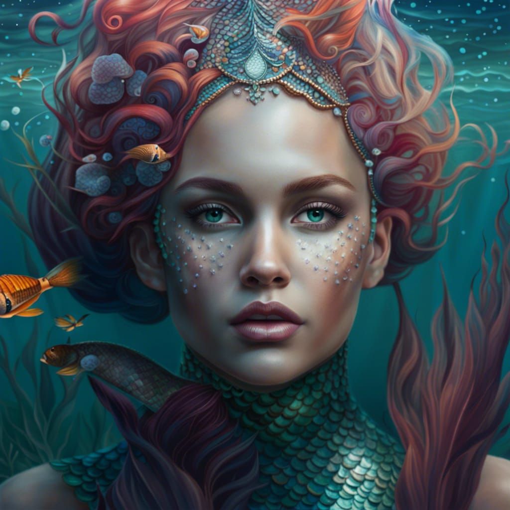 Full body mermaid - AI Generated Artwork - NightCafe Creator