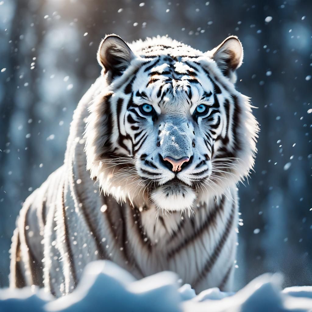 White Tiger - AI Generated Artwork - NightCafe Creator