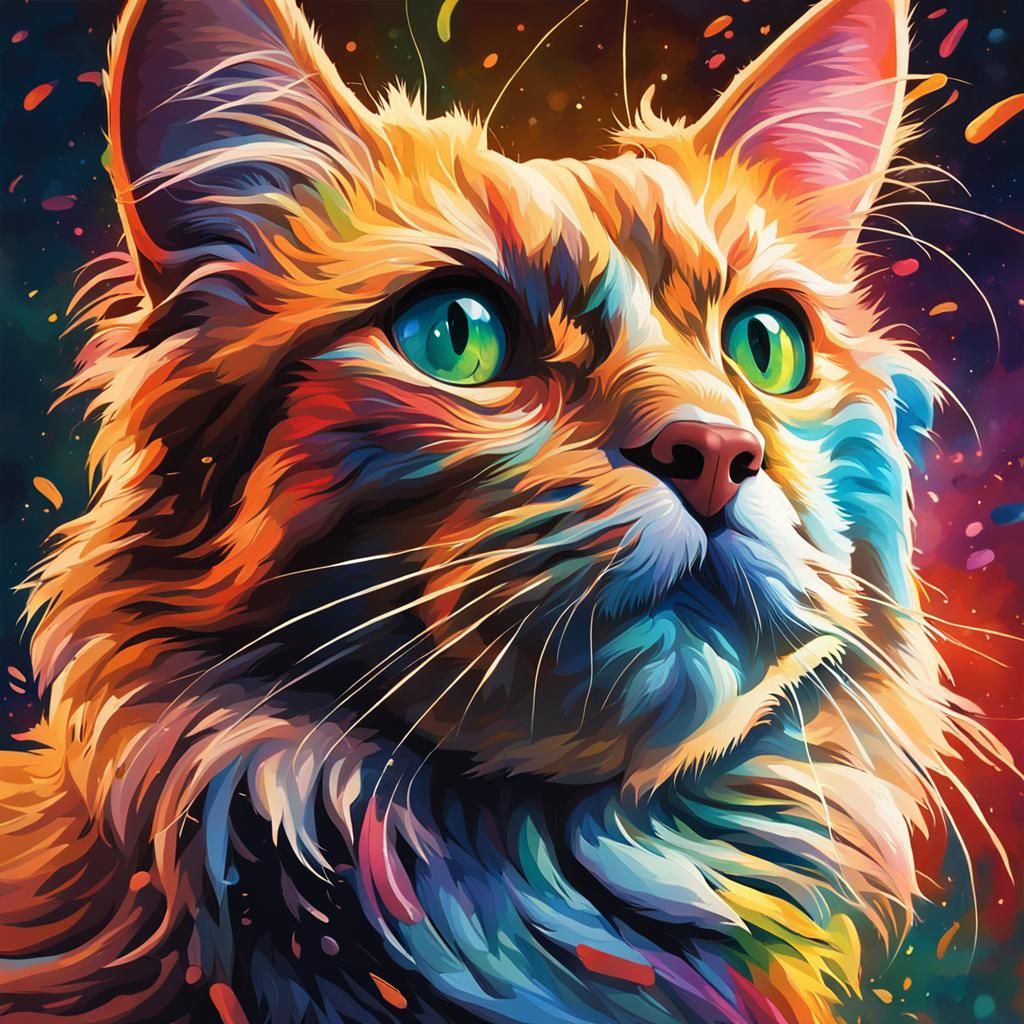 Colorful Cat