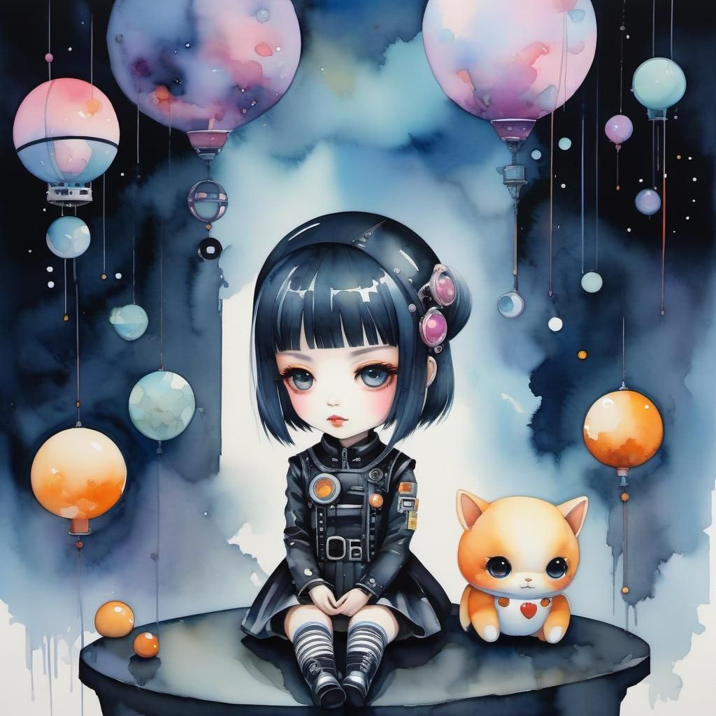 Dolls and Dreams. AI Generated Artwork NightCafe Creator