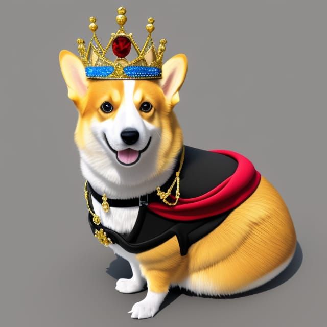 The Queen's Corgi took her place.