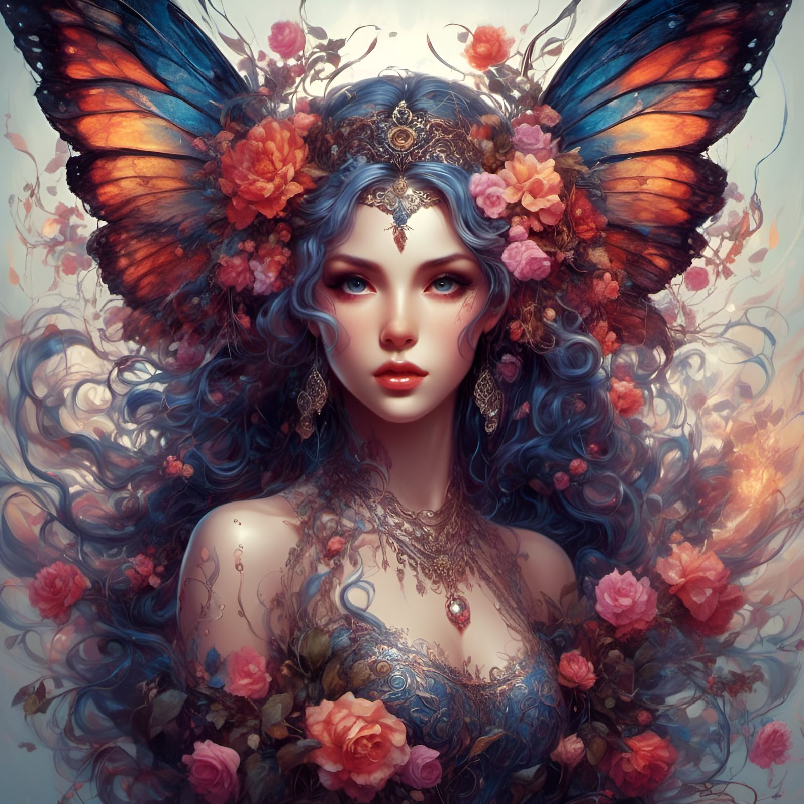 Lantana, the Fairy Princess - AI Generated Artwork - NightCafe Creator