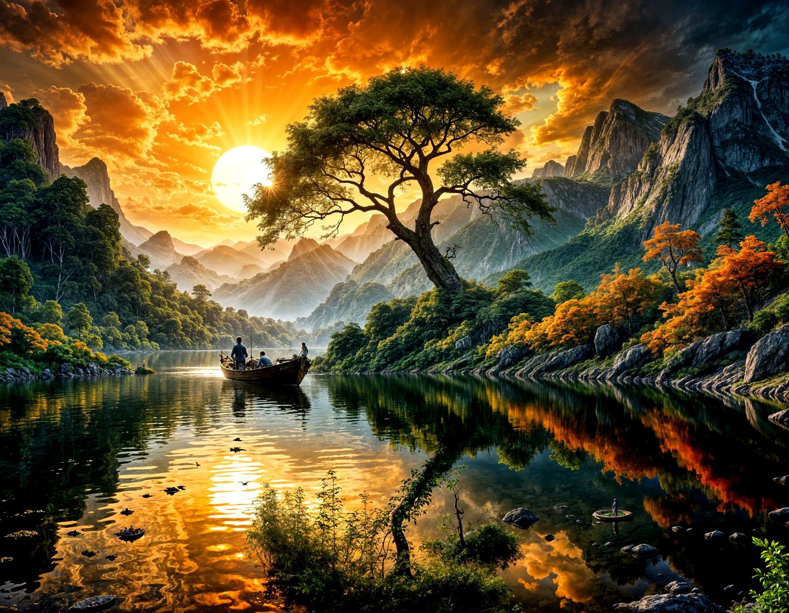 Reflections of a summer's day  by @Art_Attack