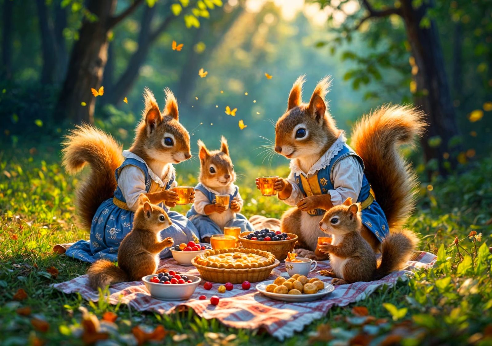 Squirrel Thanksgiving  by @Joanna7