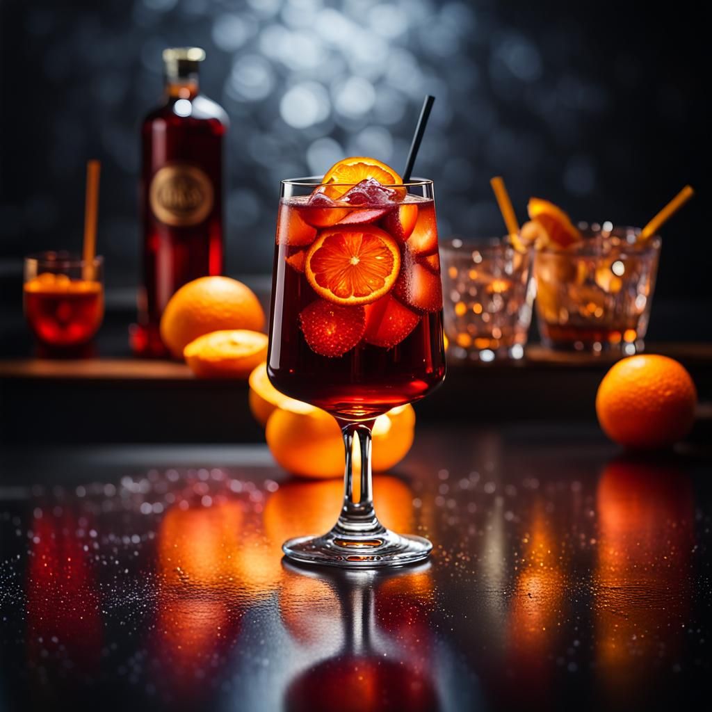 Behold the mesmerizing sight of a deep red-orange blend, hou...