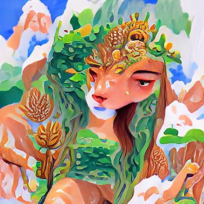 The goddess of nature