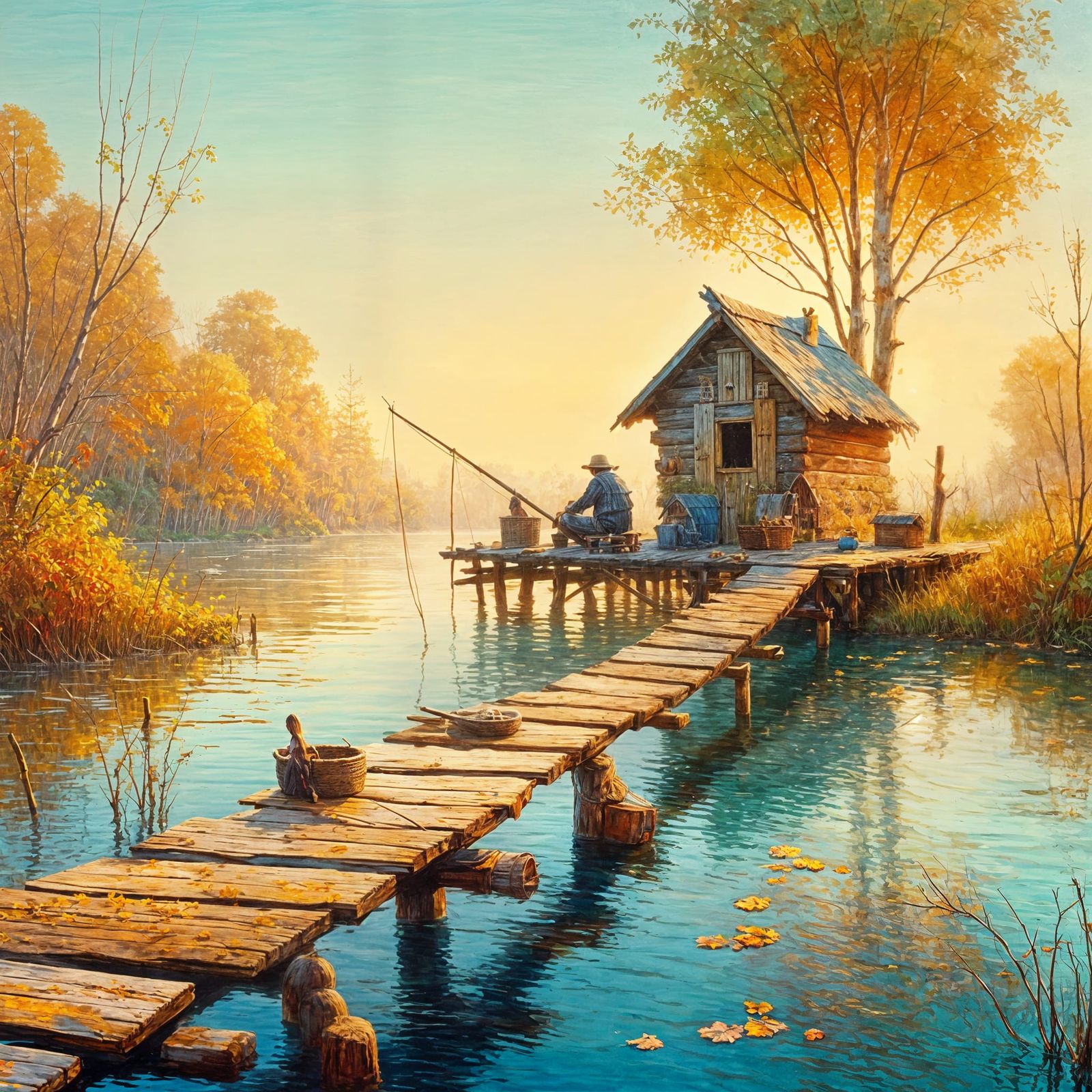 Cabin in the lagoon