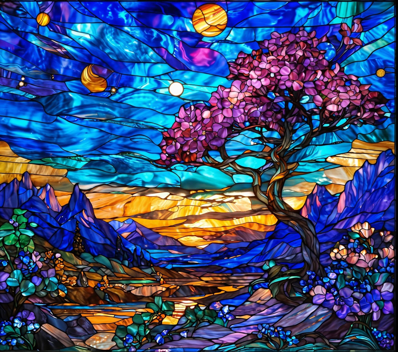 Stained Glass Tribute to Mom