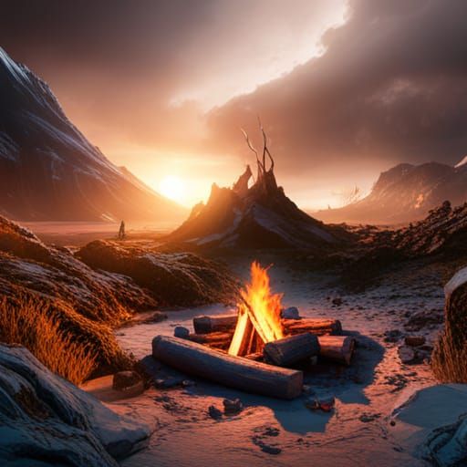 campfire  by @undefined