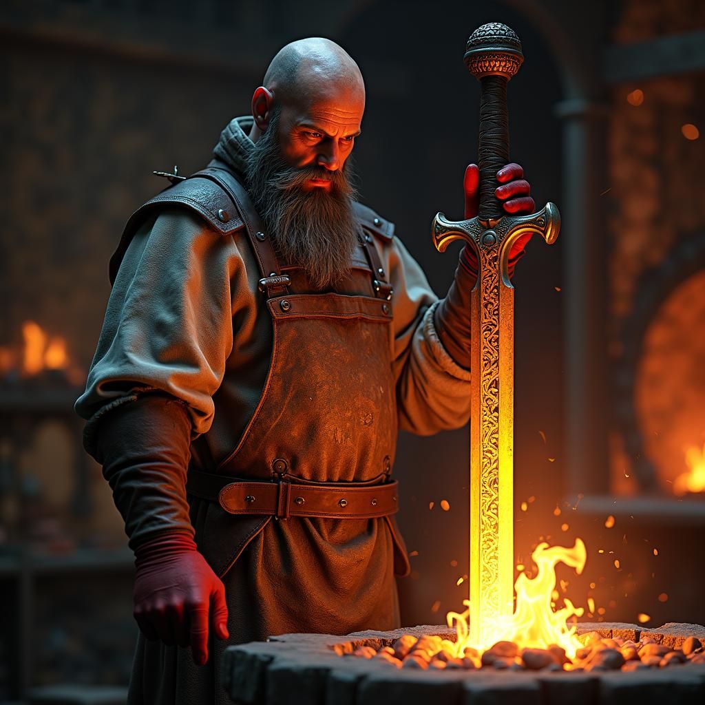 Blood and sweat tempered steel