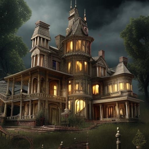 old house - AI Generated Artwork - NightCafe Creator