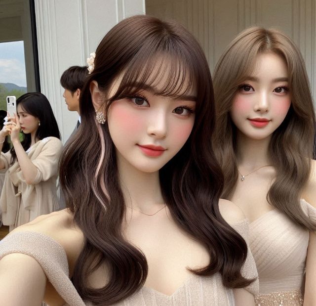 photos before the grand wedding while with mi jin~💒🎉