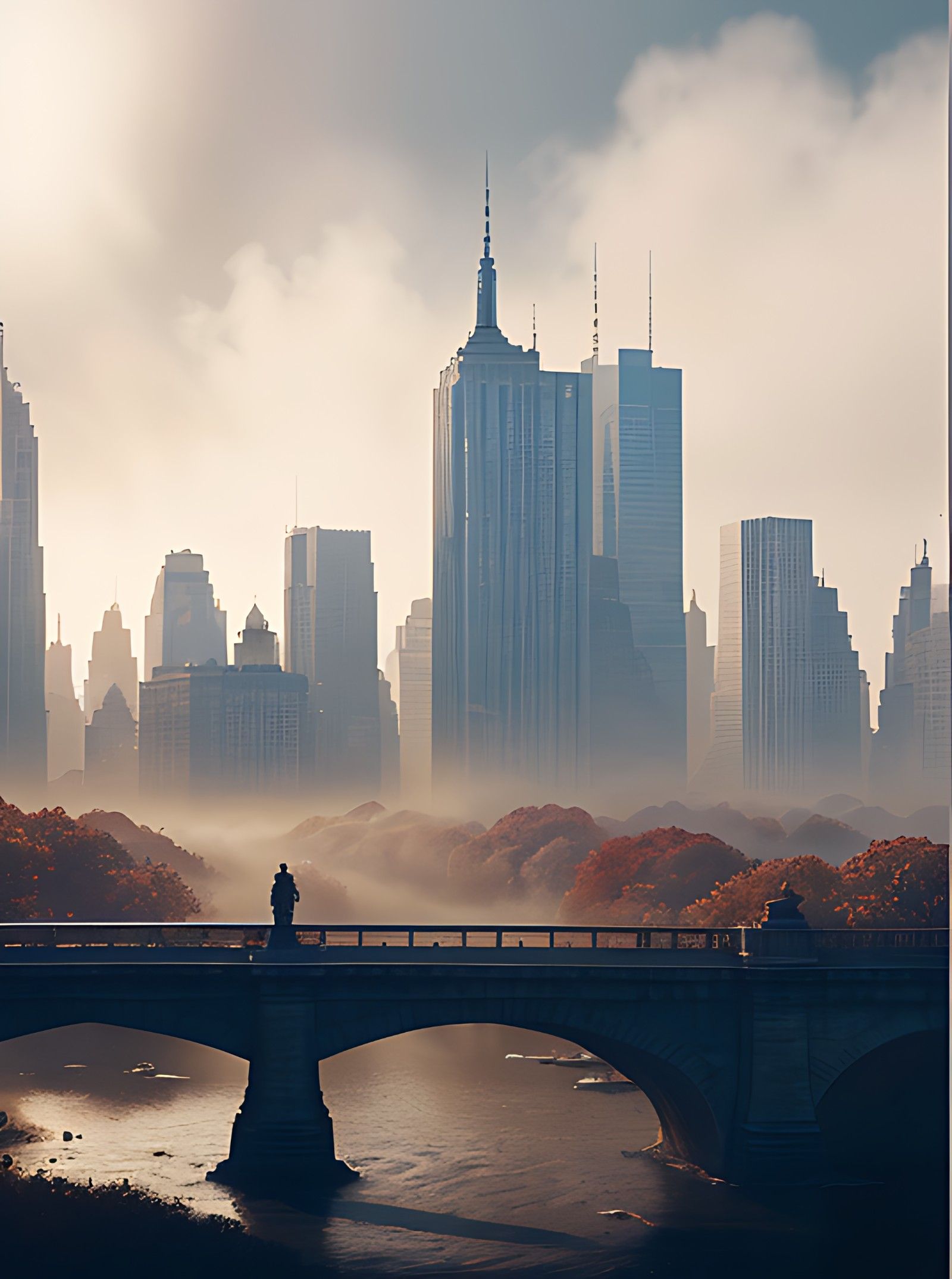 Autumn morning Central Park