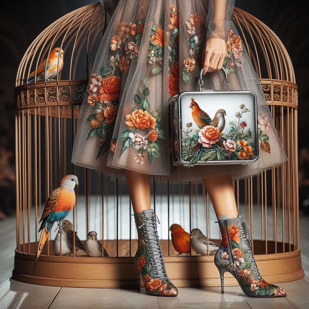 Flower and bird fashion