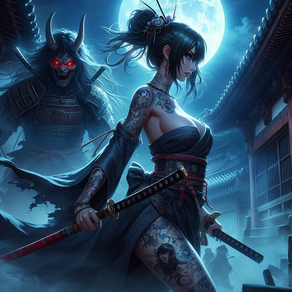 samurai moonlight