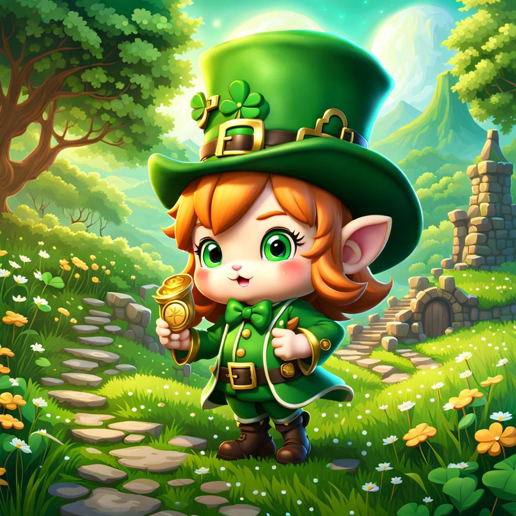 Chibi Leprechaun Ai Generated Artwork Nightcafe Creator