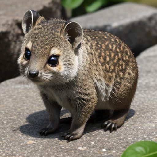 little baby rock hyrax