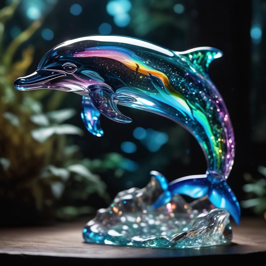 Glass Dolphin   by @Maarten Smeets