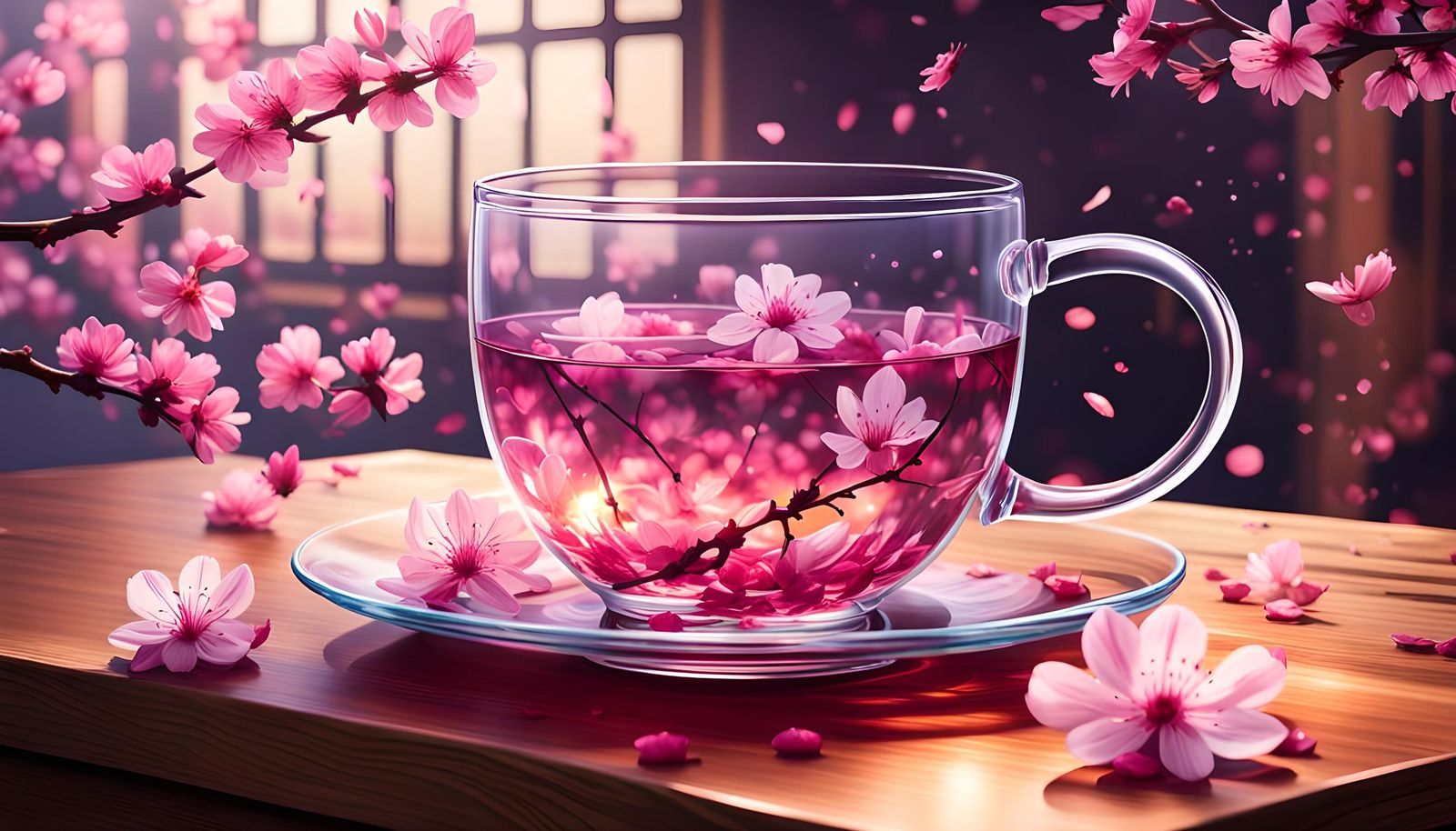 Calming Sakura Tea  by @Naybuh