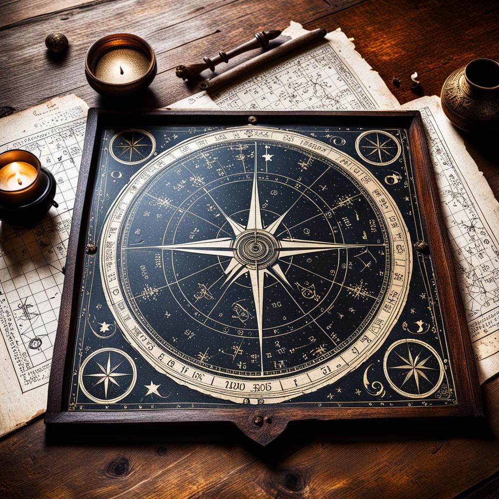 Medieval Sexton and a Star Chart