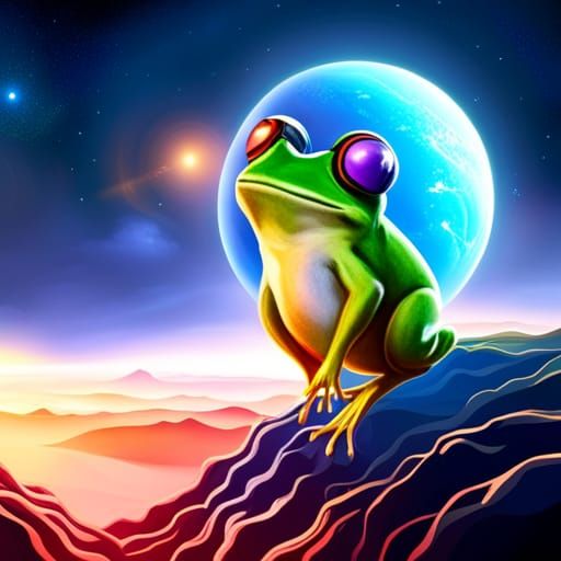 Frog on a new world