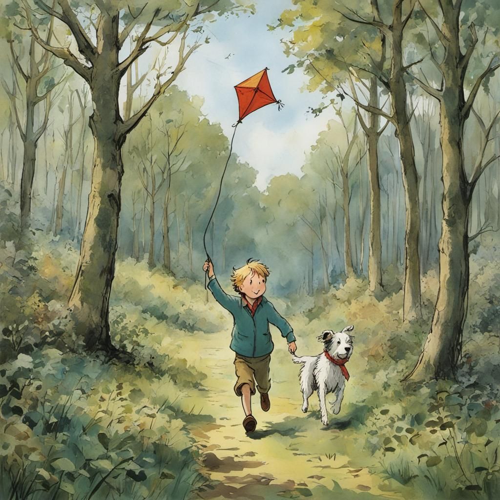 The Kite   by @Chief_Runs-with-scissors