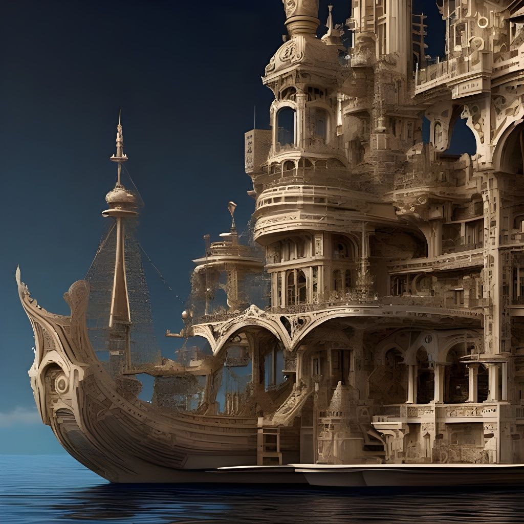 The fabulous floating palaces of the water world of Lysenqwi...