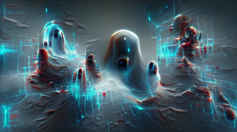 make contact with a ghost 8k resolution trending on Artstati...