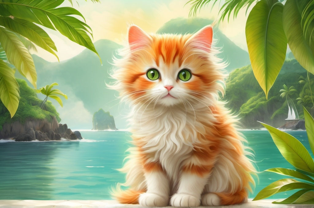 Vacation greetings from my cat