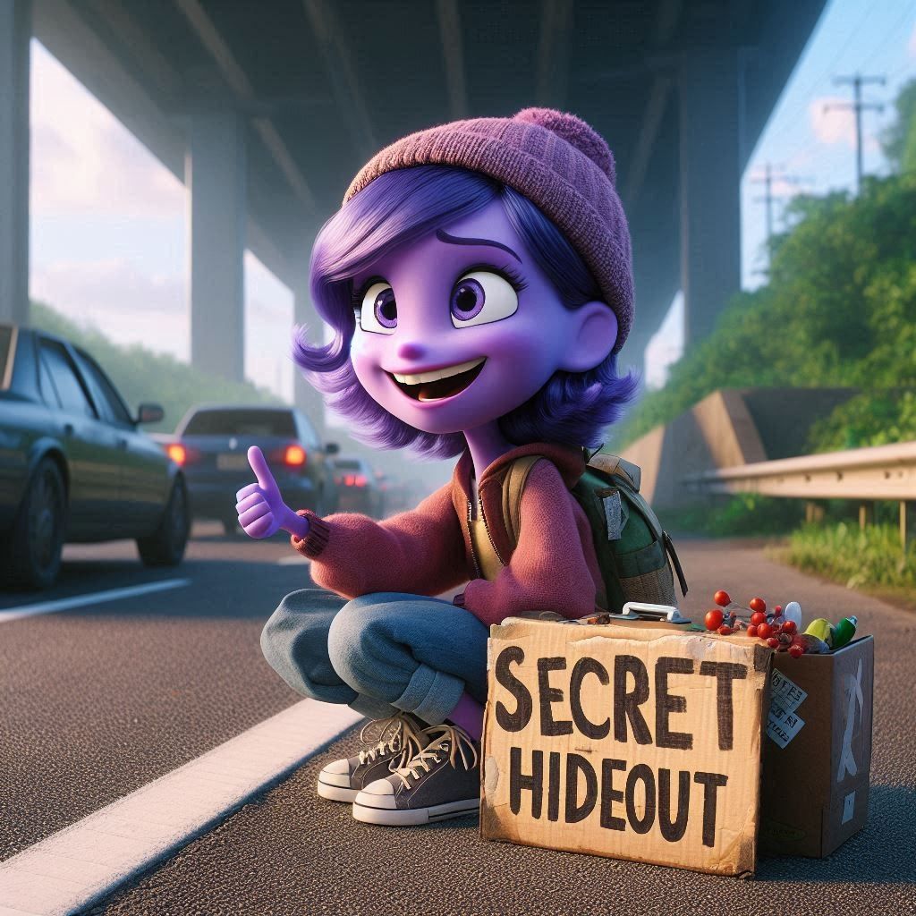 To my secret hideout